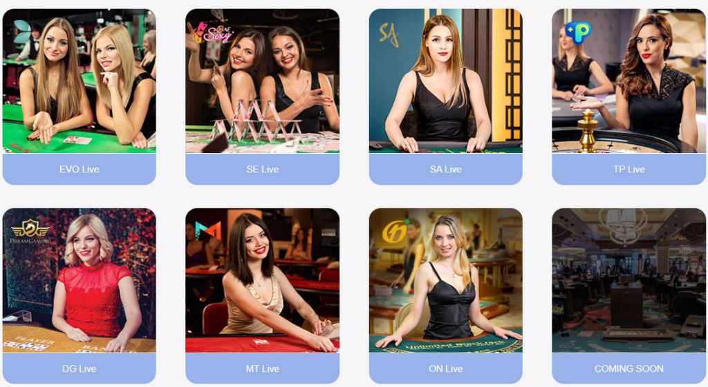 Taya365 Live Casino Partners